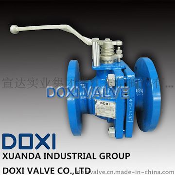 批发供应 衬氟手动法兰球阀 高品质衬四氟球阀